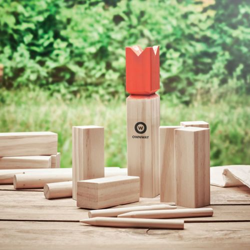 Kubb sæt i bøgetræ - Billede 5